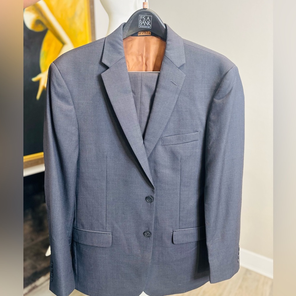 JoS.A.Banks Joseph Collection Slim Fit Windowpane Suit